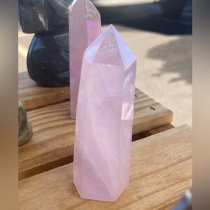Rose quartz tower